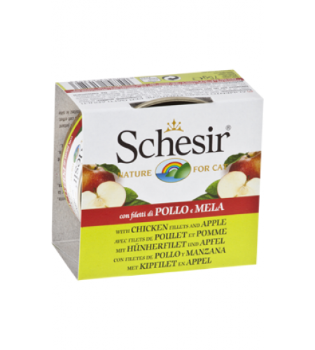 SCHESIR GATO FILETE DE FRANGO COM MAÇA 75GR